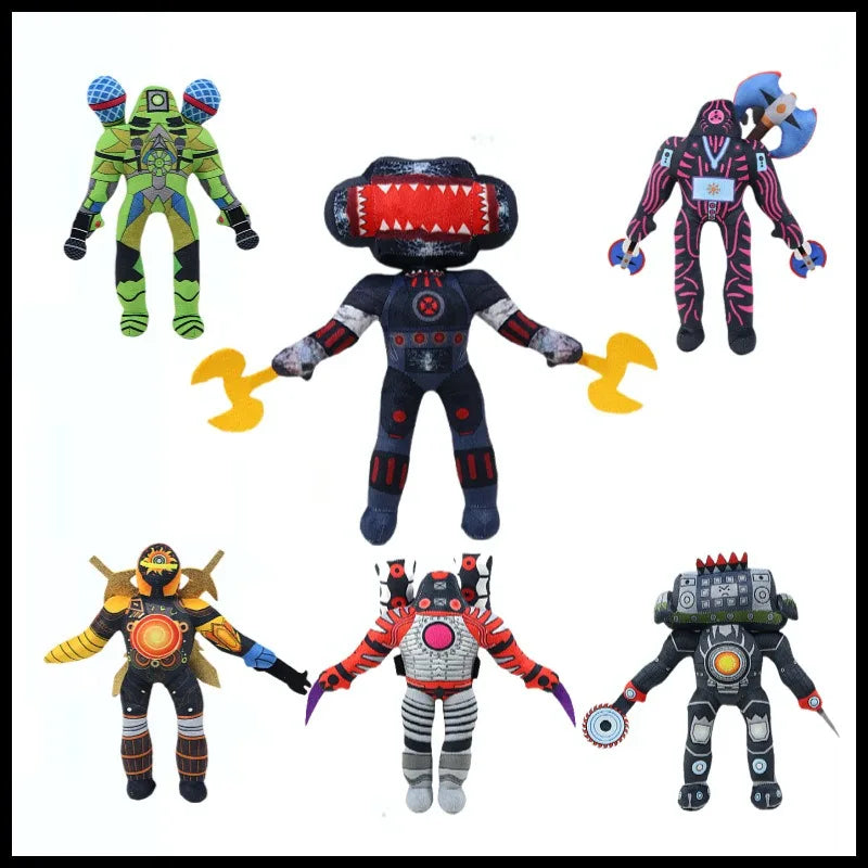 Skibidi Toilet Plush Toy 20-28cm New Skibidi Doll Stuffed Toy Skibidi Yes Yes Dop Speaker Man TV Man Camara Camera Man Plush Toy