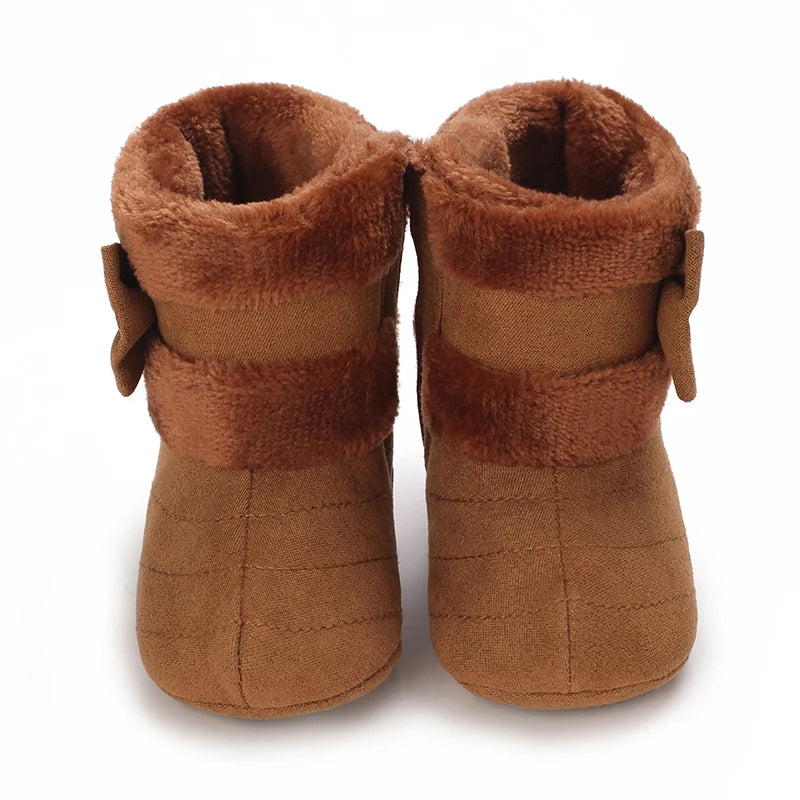 Baby Girls Winter Plush Comfort Snow Boots
