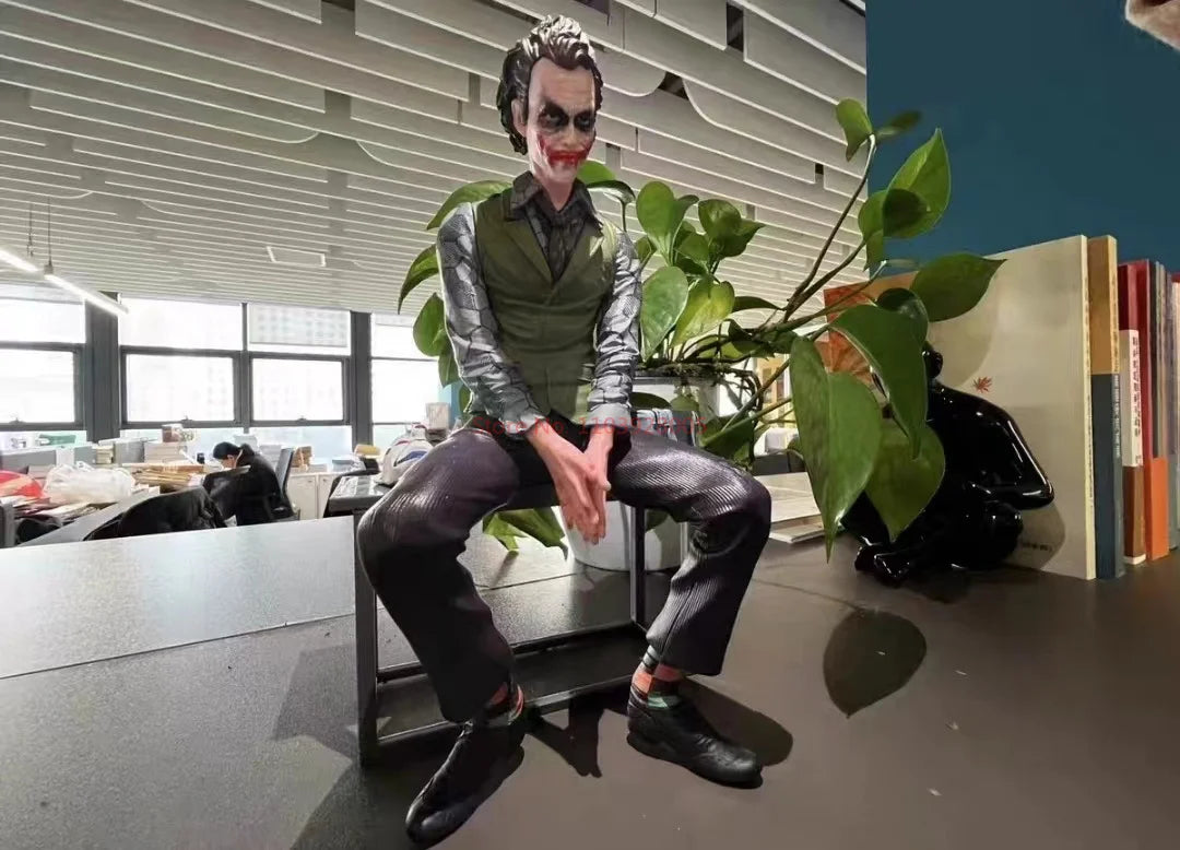 Movie Joker -Heath Ledger Car Doll Car Rear Roof Pendant Car Rear Exterior Ornaments Car Clown Ornament Kids Toys