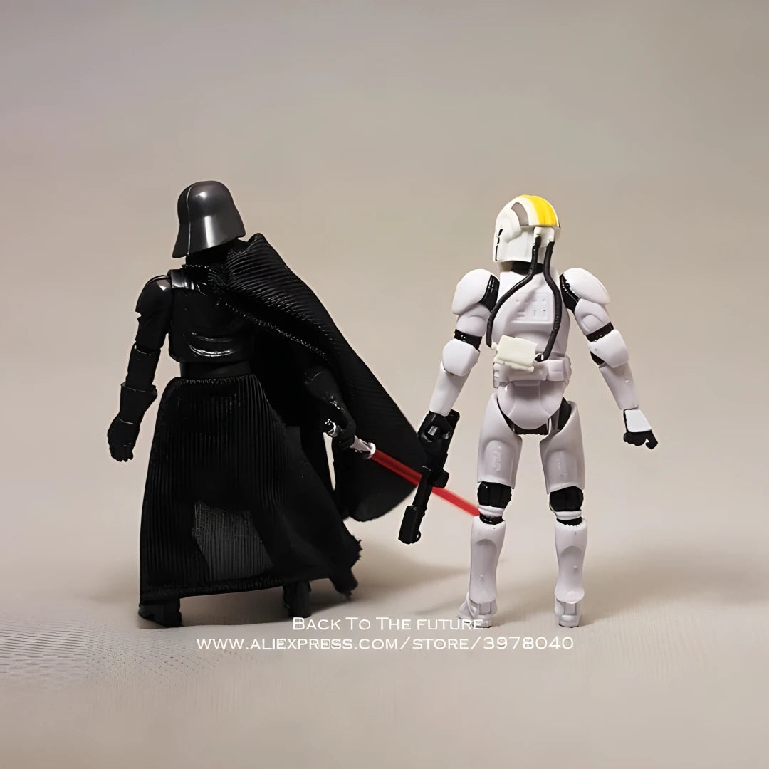 Star Wars Movie Darth Vader Dark Trooper 10cm Anime Action Figure Collection Mini Doll Toys Model For Children Gift