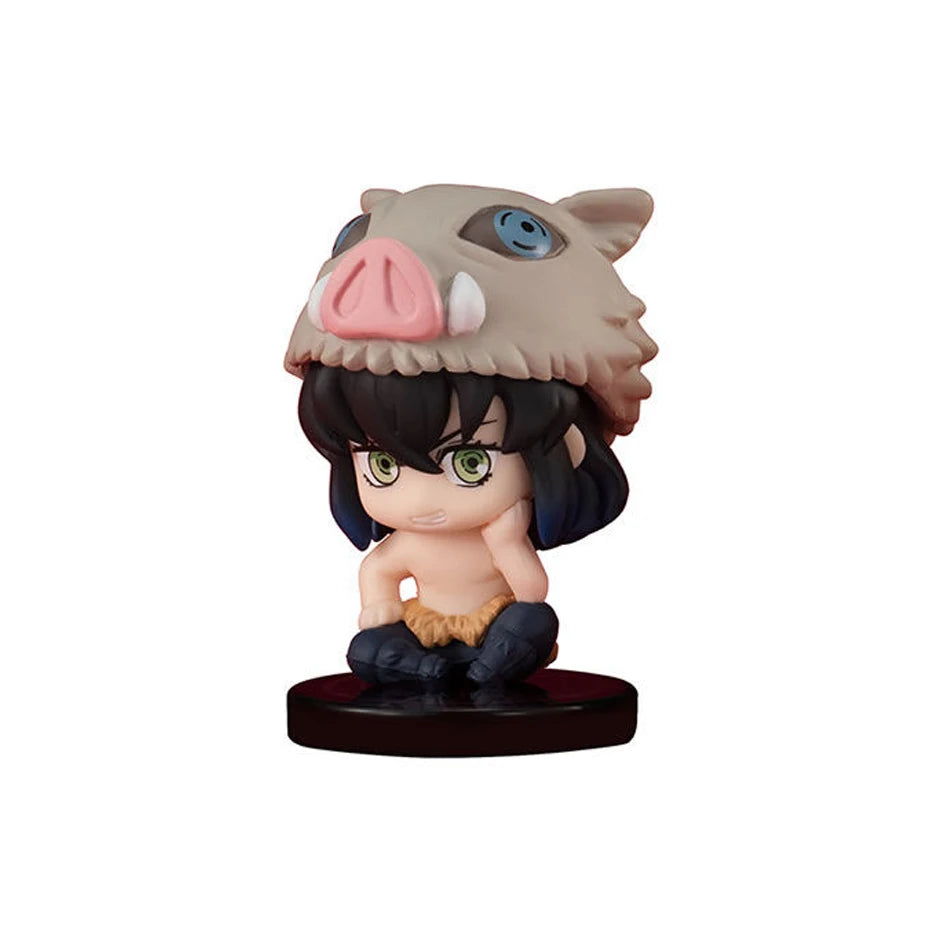 Demon Slayer Q Version 5 Style/Set Sitting Ghost Doll Tanjiro Nidouzi Inosuke Zenizu Figure Action Figure Movie Model Toys Doll