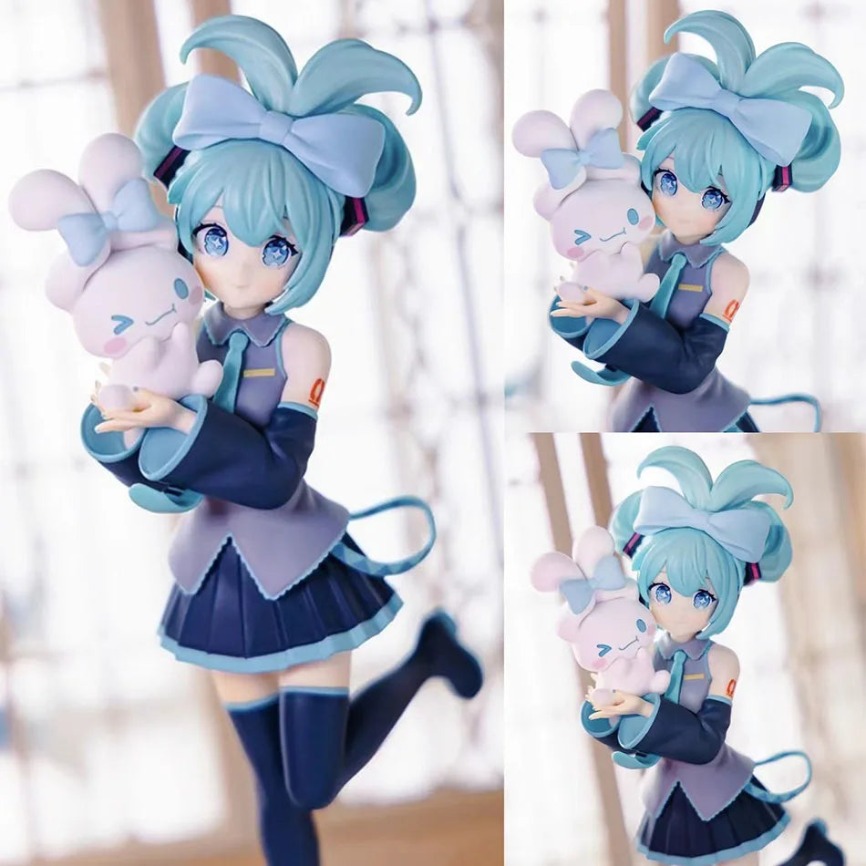 Hatsune Miku Anime 21cm Figure Fashion Subclture Miku Action Figure Christmas Gift PVC Collection Model Doll Toys