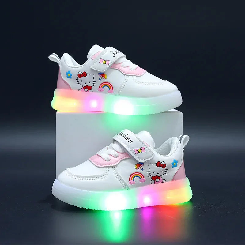 Hello Kitty LED Kids Shoes for Girls