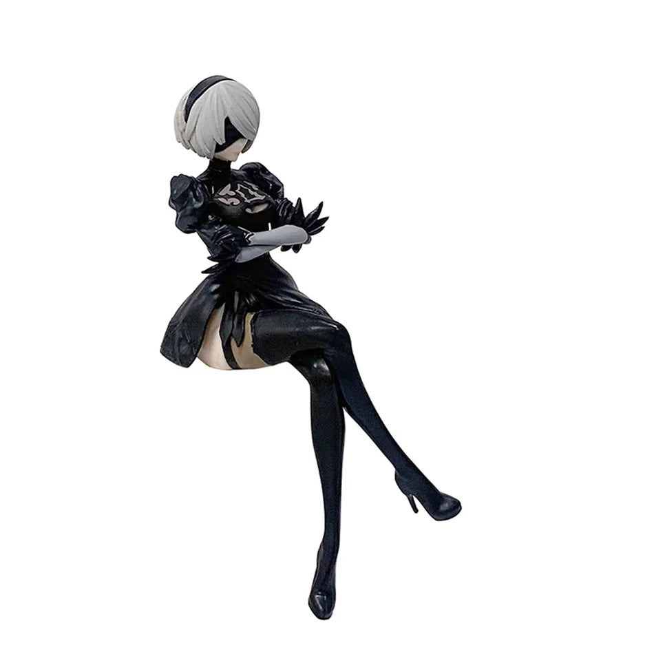 Anime Original SEGA Nier: Automata 15Cm Ver1.1A 2B Yorha No. 2 Type B Premium Chokonose Figure PVC Model Collectible Toys