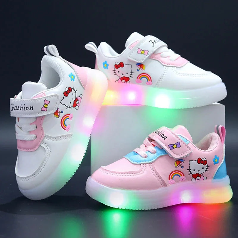 Hello Kitty LED Kids Shoes for Girls