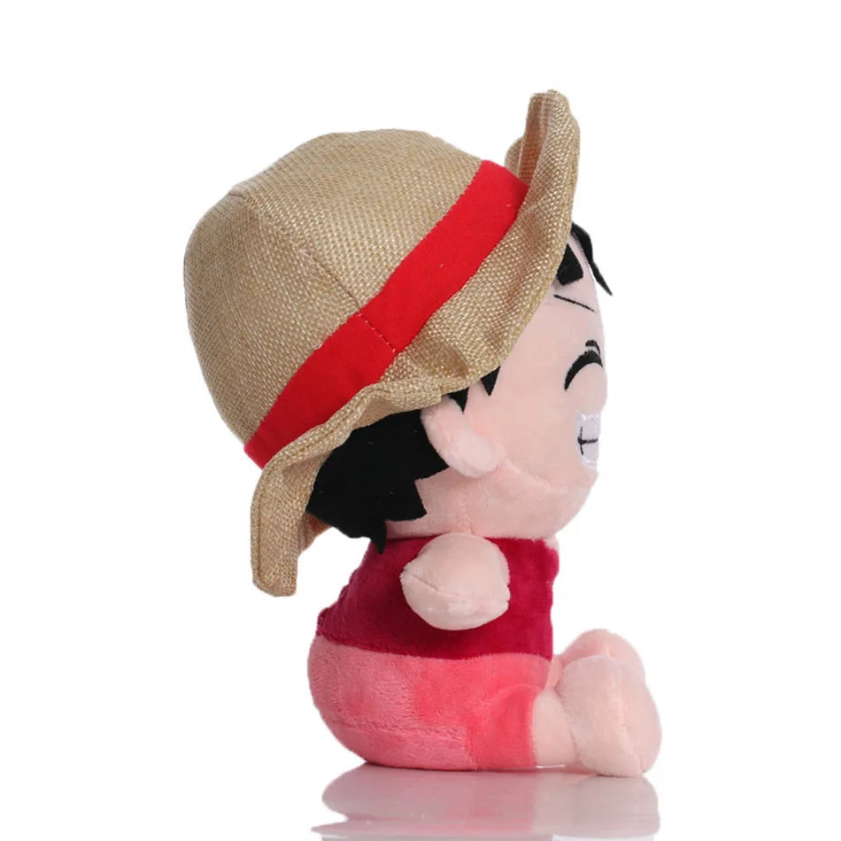 Japanese Anime One Piece 25cm Original Plush Toys CartoonFigure Luffy Chopper Ace Roronoa Zoro Cute Stuffed Doll Kids Xmas Gifts
