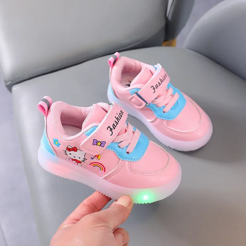 Hello Kitty LED Kids Shoes for Girls