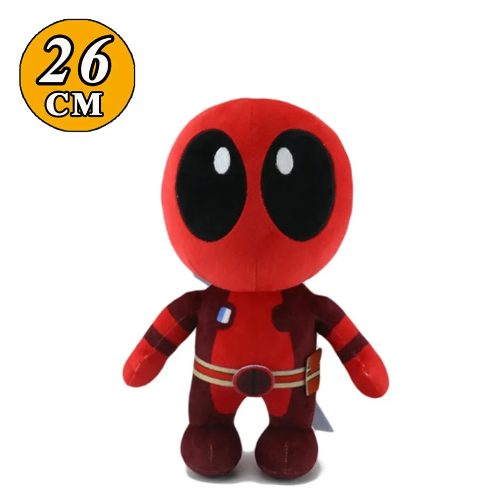 Deadpools Plush Dolls 4 styles New Cartoon 25cm Action Soft Stuffed Throw Pillow 2024 Movie Plush Gifts For Fans Kids Birthday
