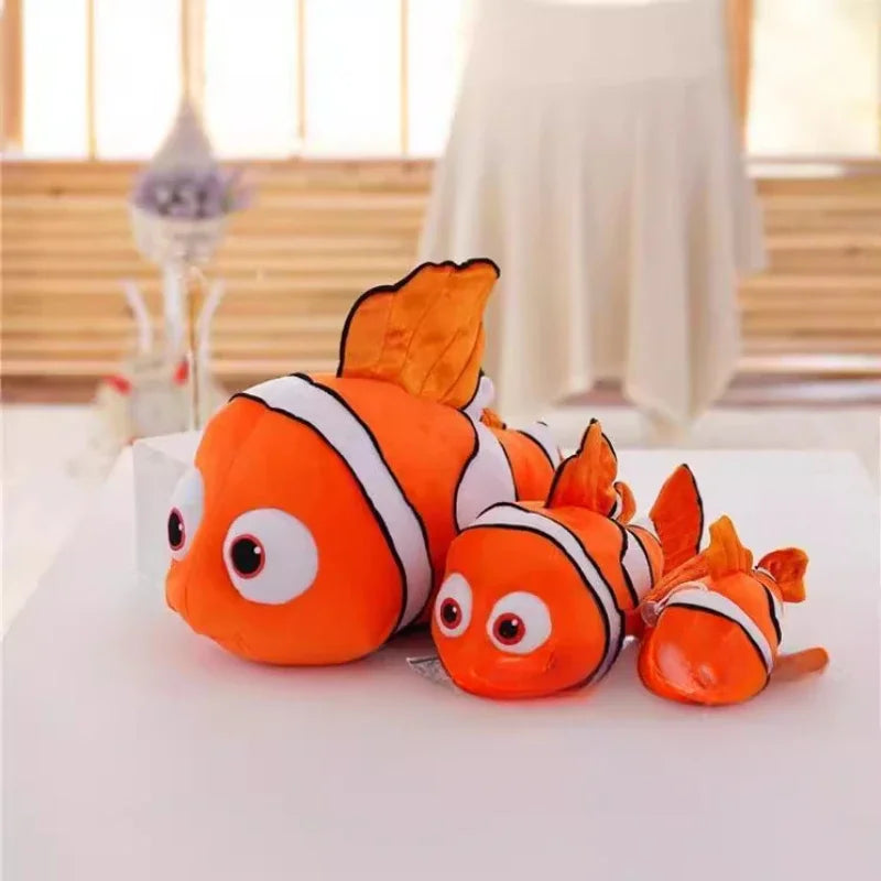 Caroon Movie Disney Finding Nemo Plush 40/25cm Kawaii Toys Soft Stuffed Dory Fish Doll Pillow Xmas Gift