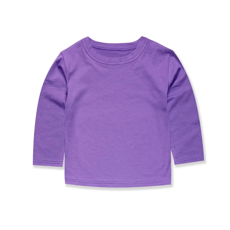 100% Cotton Plain T-Shirts For Kids
