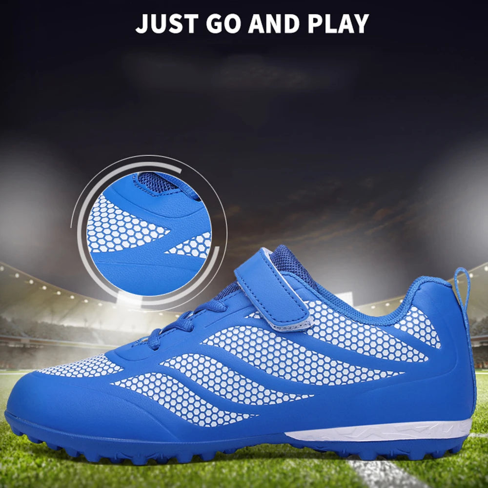 Children Hook Loop Soccer Shoes