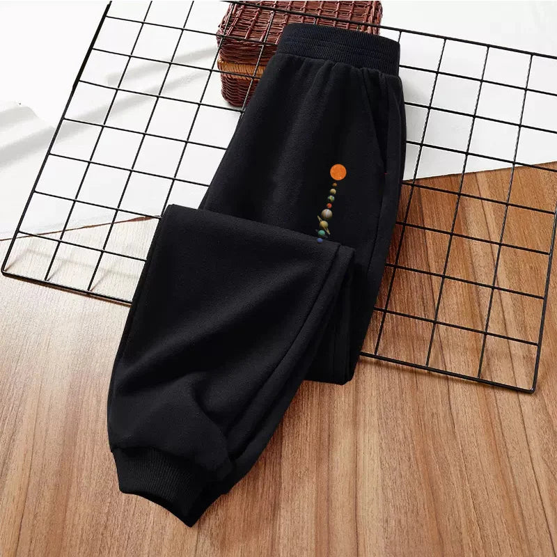 Children's Astronaut Cartoon Sweatpants