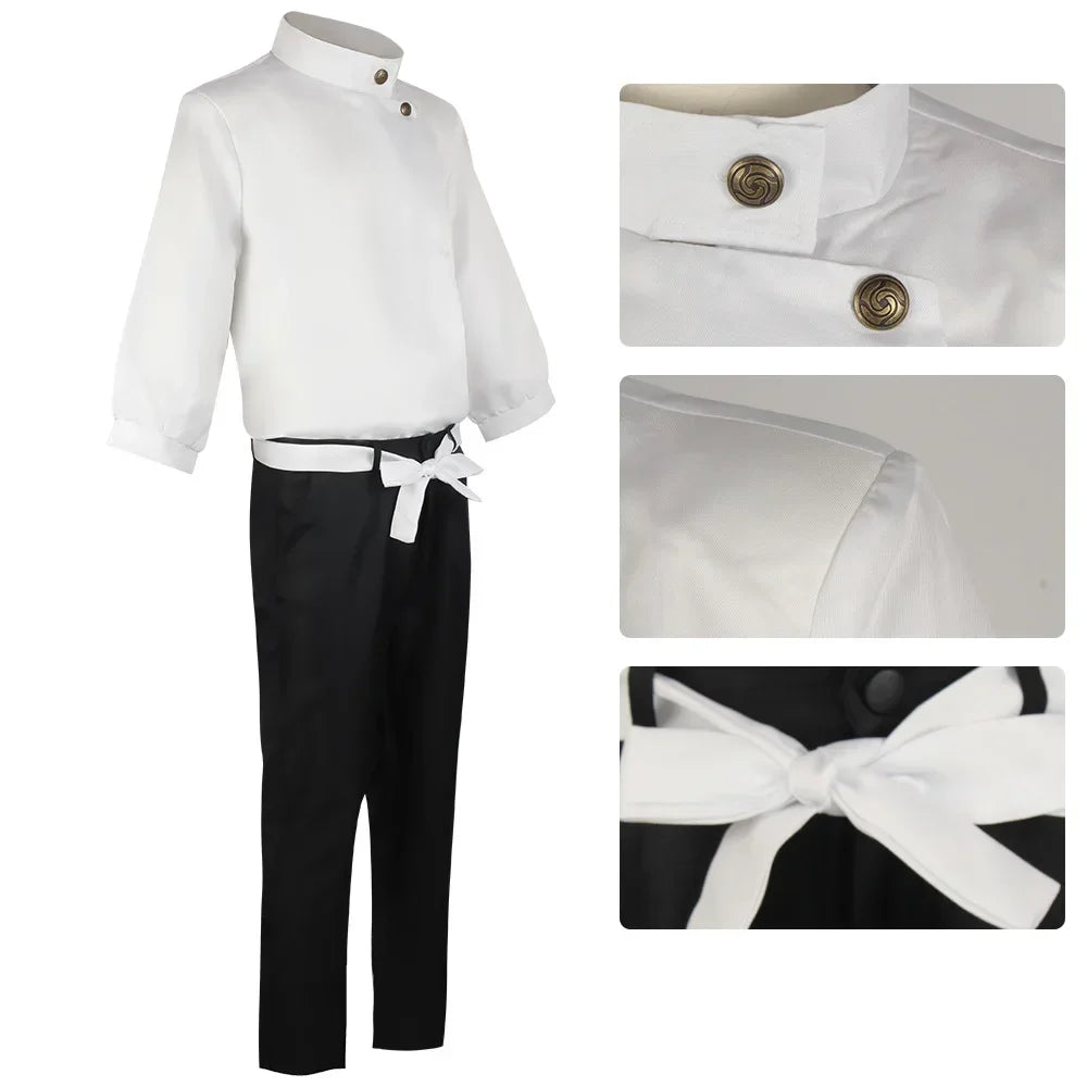 Anime Jujutsu Kaisen Okkotsu Yuta Cosplay Costume Tops Pants Belt Uniforms For Men Women Halloween Carnival Party Comic Con