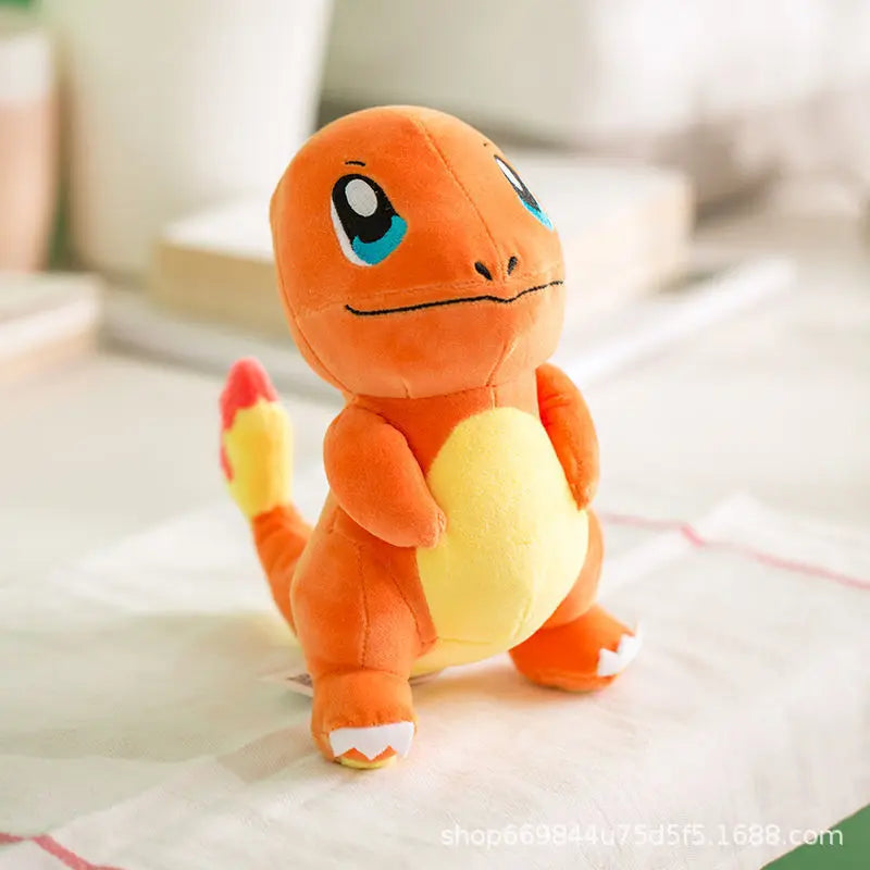 POKEMON 20cm Stuffed Plush Toys Kawaii Pikachu Raichu Jenny Turtle Anime Doll Kids Birthday Christmas Gift