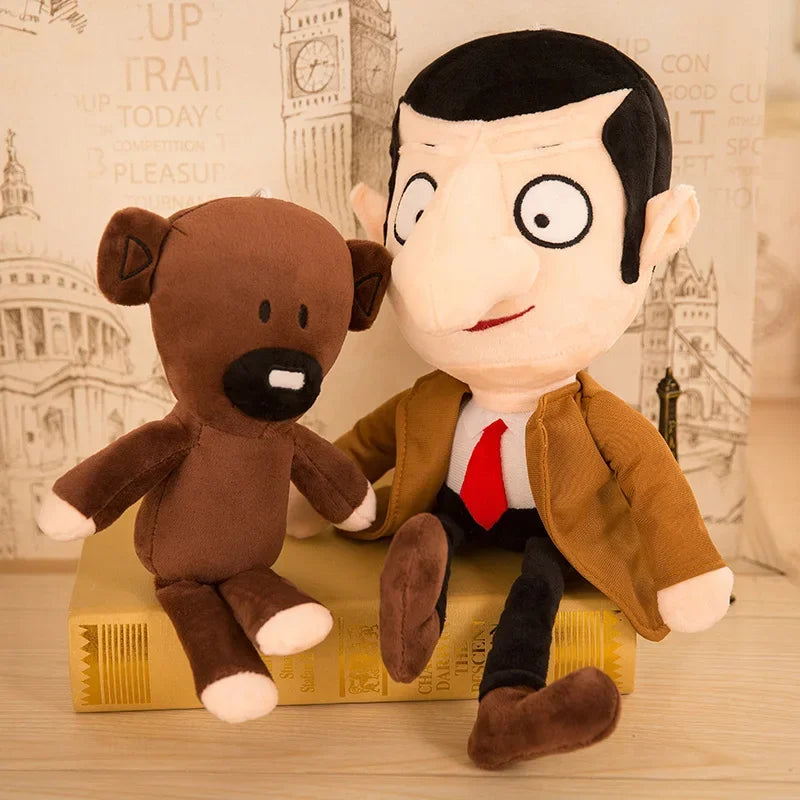 Mr Bean Teddy Bear Plush Toy Comedy Cartoon Movie Figure Cute Animal Baby Stuffed Doll Mini Pillow Decor Soft Children Gifts