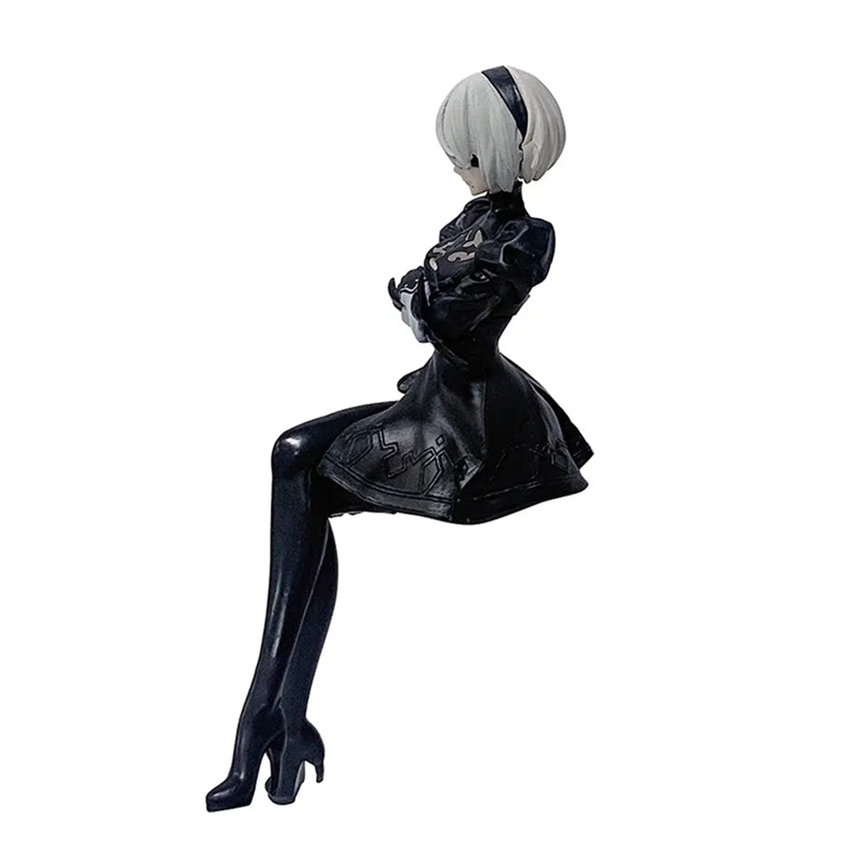 Anime Original SEGA Nier: Automata 15Cm Ver1.1A 2B Yorha No. 2 Type B Premium Chokonose Figure PVC Model Collectible Toys