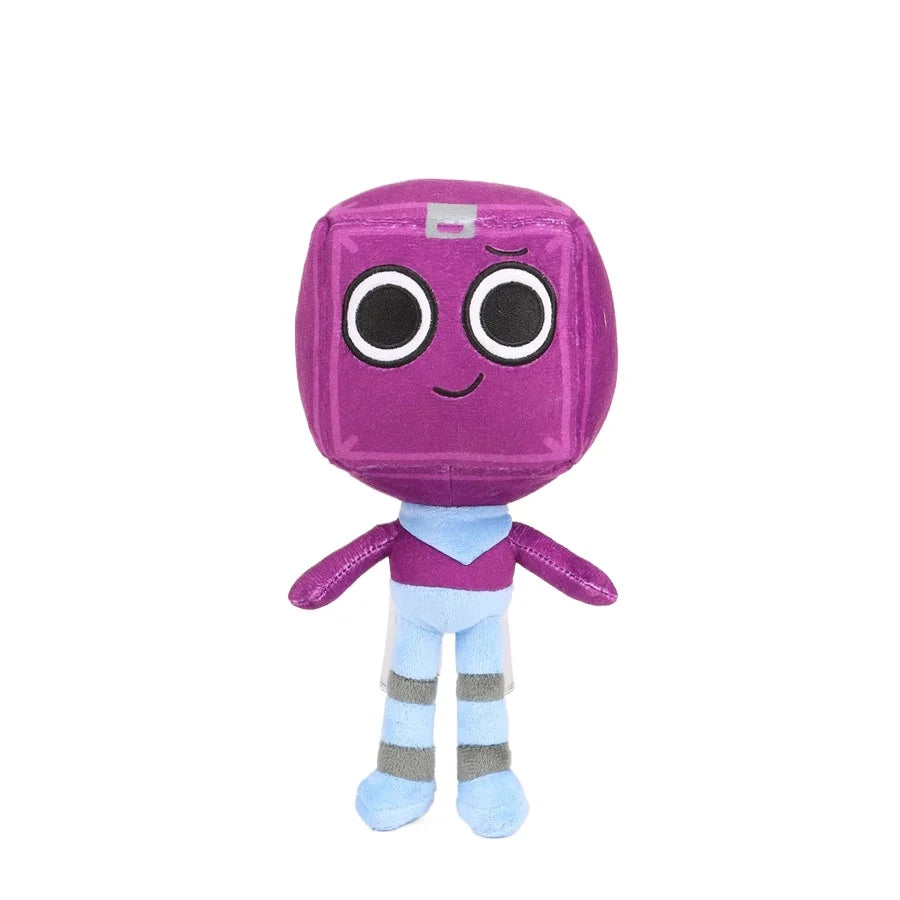 DANDY'S WORLD Plush Cute Dandy World Scrap Stuffed Horror Game Goob Pebble Plushie Soft Pillow Doll Children Gifts Doll