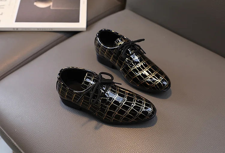 Boy's formal Leather Pointed Toe Shoes