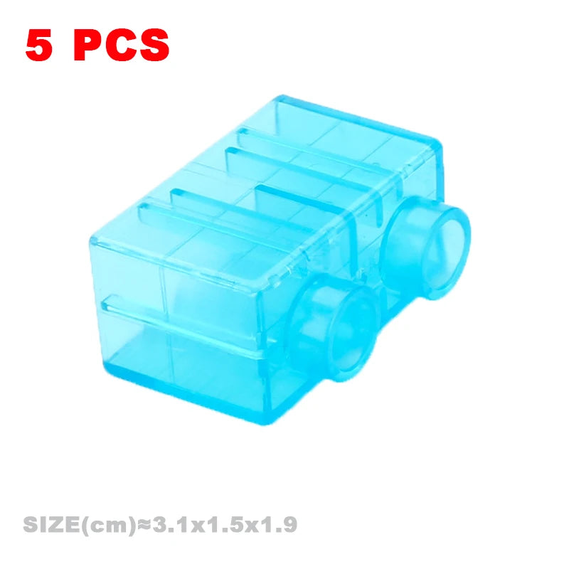 Big Building Blocks Compatible With Duploes Base Bricks Thick Thin Square Assemble Children's DIY Educational Creative Toys