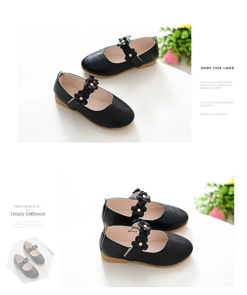 Girl's Breathable Leather birthday party Shoes