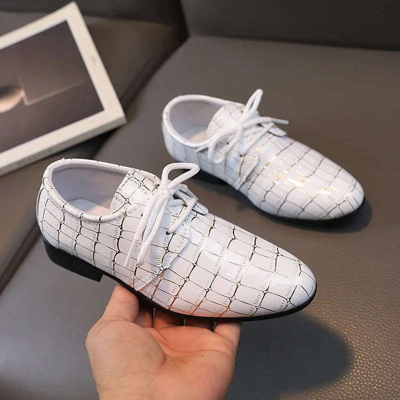 Boy's formal Leather Pointed Toe Shoes