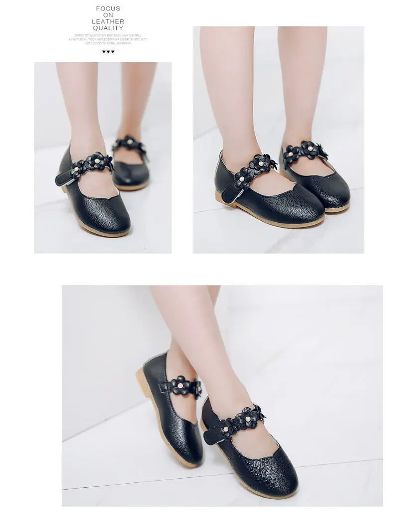 Girl's Breathable Leather birthday party Shoes