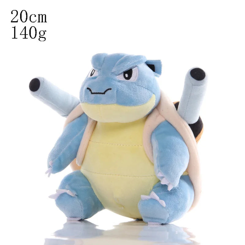 POKEMON 20cm Stuffed Plush Toys Kawaii Pikachu Raichu Jenny Turtle Anime Doll Kids Birthday Christmas Gift