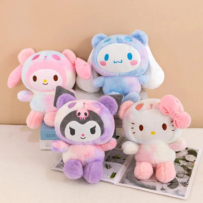 Anime Kuromid Toys Sanrio 25Cm Kawaii Mymelody Cinnamorol Plush Soft Stuffed Animals Doll Plushie Pillow Xmas Gift Decor