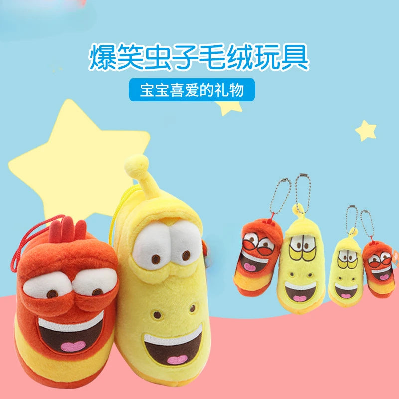 Anime TV SHOW Larva ,Creative Larva Plush Toy Stuffed 9/17CM Soft Cartoon Pillow Home Decor Plushie Toy Girl Birthday Gift