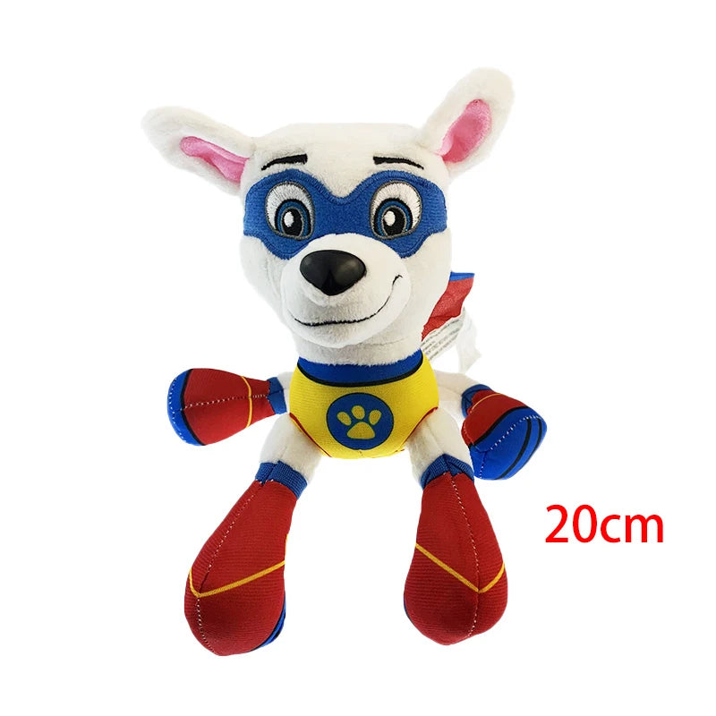 Cartoon Paw Patrol Plush Doll 19cm Chase Rock Animal Dog Cartoon Model Action Figures Movies Peripherals Children Christmas Gift