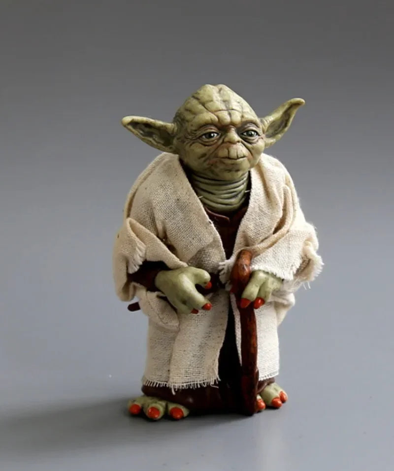 Stars Wars Movies Grand Master YODA Character Scale Model Action Figure Model Desktop Ornament Doll Toys Birthday Gifts
