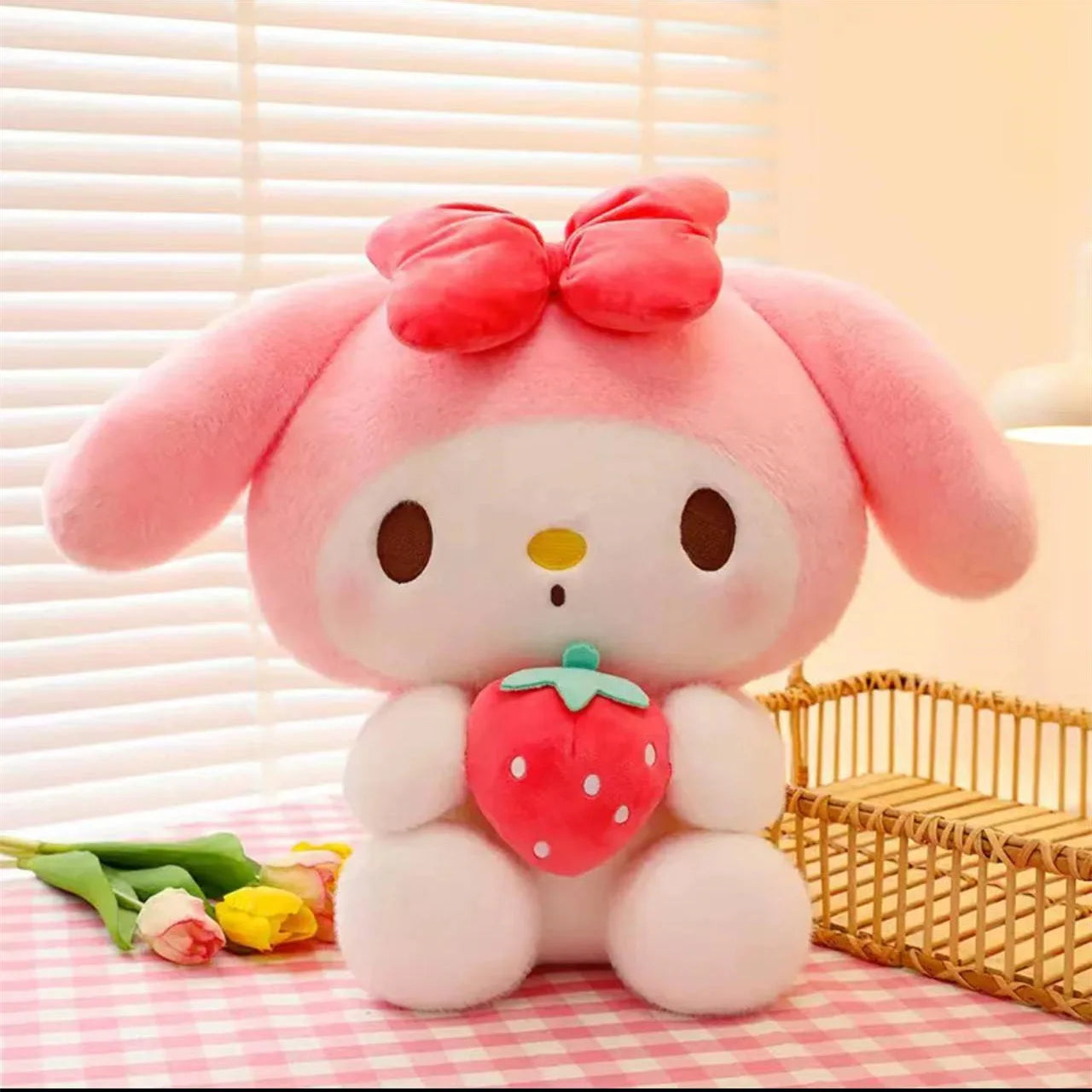 Anime Kuromid Toys Sanrio 25Cm Kawaii Mymelody Cinnamorol Plush Soft Stuffed Animals Doll Plushie Pillow Xmas Gift Decor