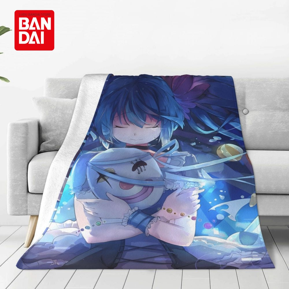 Bandai Hatsune Miku Throw Blanket on Bed Sofa Air Condition Sleeping Cover Bedding Throws Bedsheet For Kids