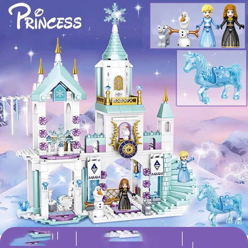 DISNEY MOVIE Frozen Princess Elsa Ice Castle Building Set
