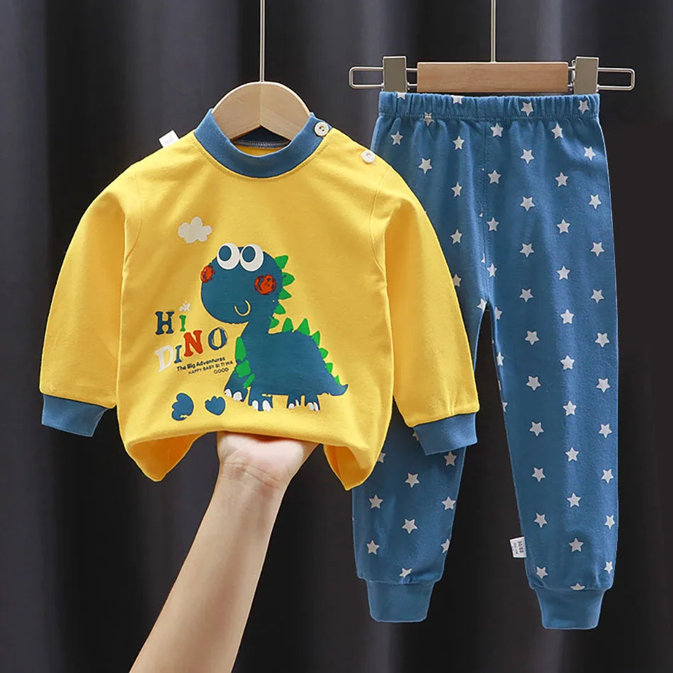 Children's Soft Comfort Cartoon Pajamas Sets