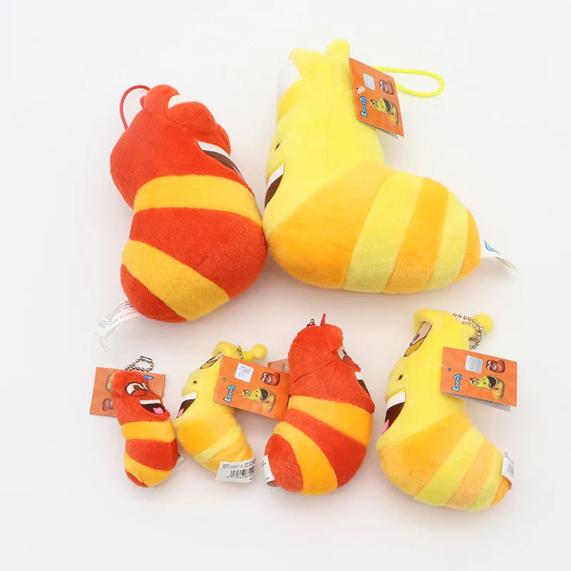 Anime TV SHOW Larva ,Creative Larva Plush Toy Stuffed 9/17CM Soft Cartoon Pillow Home Decor Plushie Toy Girl Birthday Gift