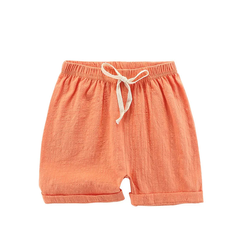 Girl's Linen Cotton Shorts