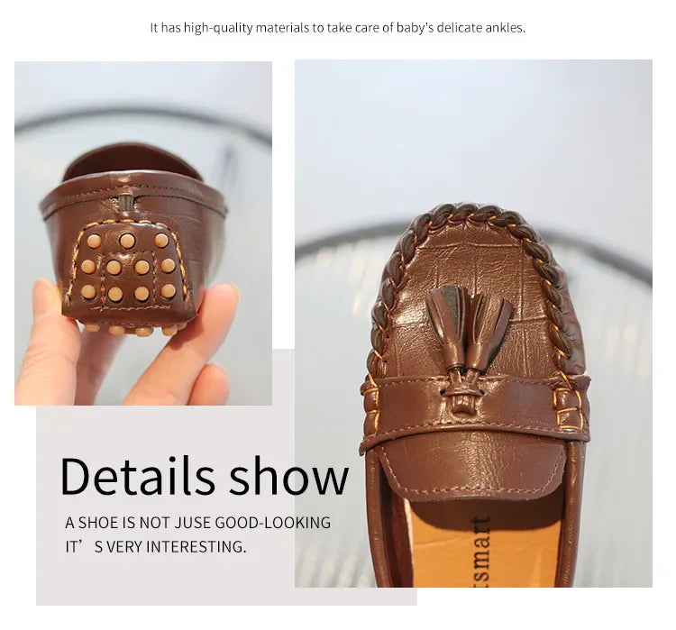 Children's Moccasin Flats Slip-on Loafers