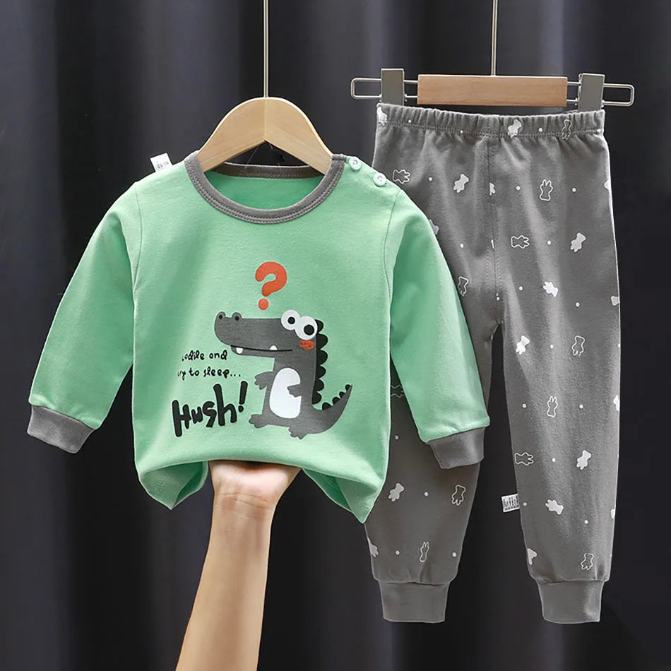 Children's Soft Comfort Cartoon Pajamas Sets