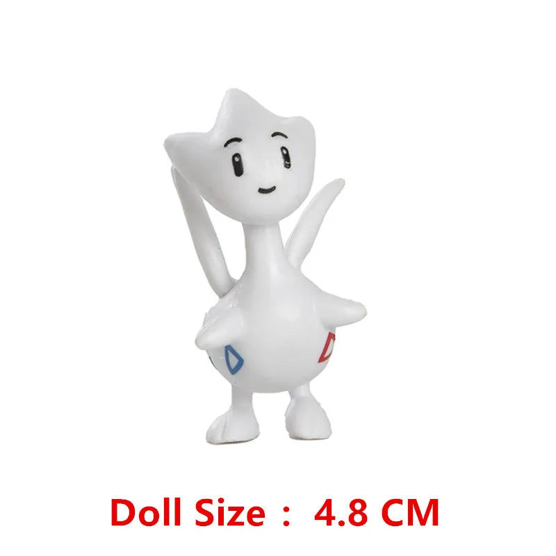 Pokemon Cartoons Movie Anime Figure 4-13Cm Pikachu Mewtwo Charmander Blastoise Gurado Pet Action Model Toy Gifts