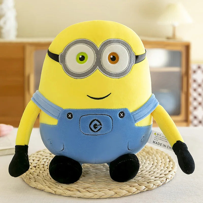 Minions Movie Periphery Yellow Plush Bob Plush Stuart Stuffed Toys Soft Dolls Pillow Decoration Children Birthday Gift
