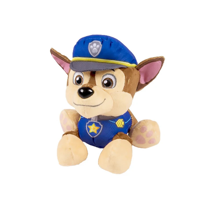 Cartoon Paw Patrol Plush Doll 19cm Chase Rock Animal Dog Cartoon Model Action Figures Movies Peripherals Children Christmas Gift