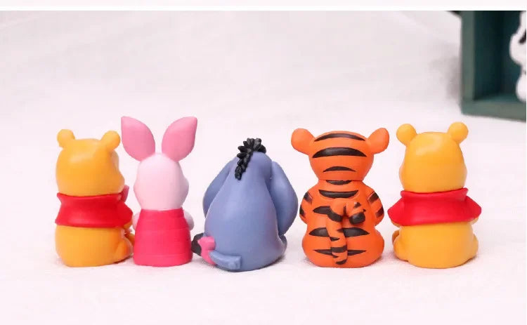 Cartoon Winnie The Pooh 10pcs/set Action Figure Toy Pooh Bear Tigger Eeyore Piglet Action Figure Dolls Toy Gifts For Kids
