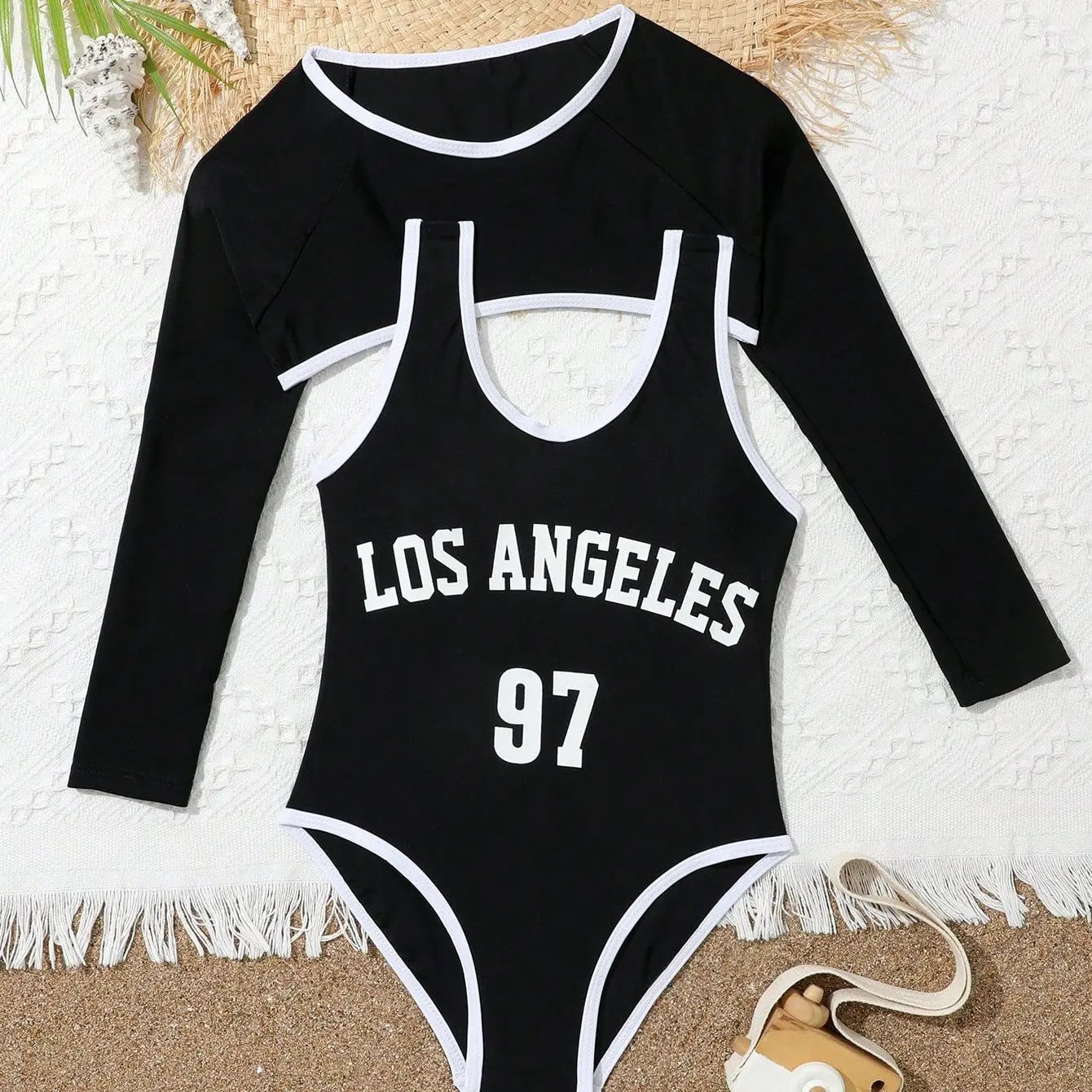 Long Sleeve Cover Up Swimsuit