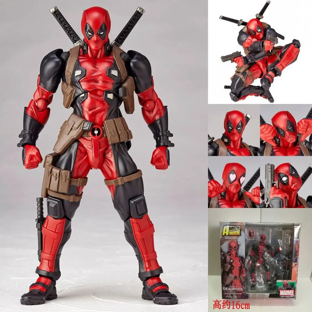 Deadpool 3 Action Figure 16CM Deadpool & Wolverine Joint Movable Mutants Wilson Comics SHF Model Movie ToyS Kids Gift