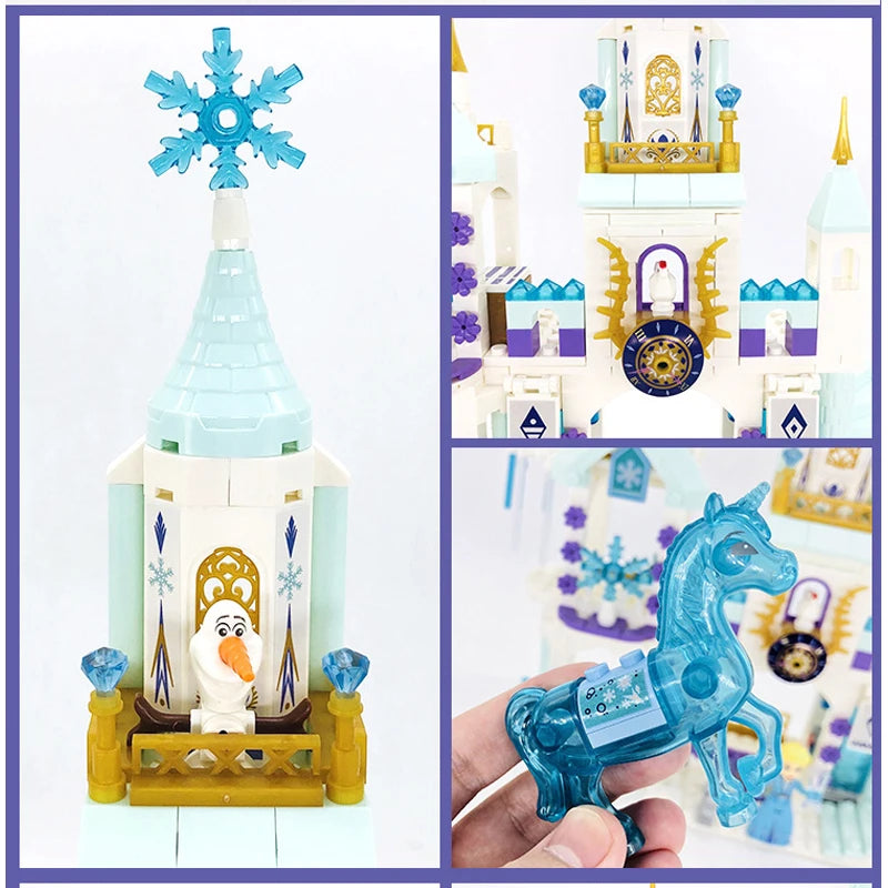 DISNEY MOVIE Frozen Princess Elsa Ice Castle Building Set