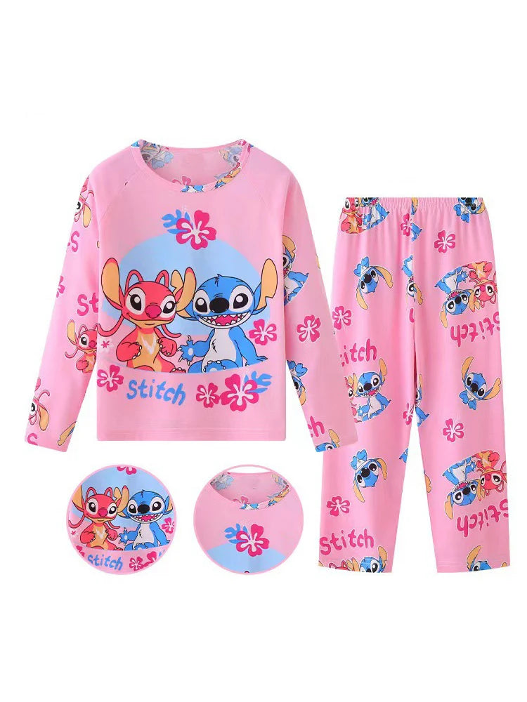 Disneys movie STITCH - Stitch & Angel Children's Clothing Sets Stitch Angel Pajamas
