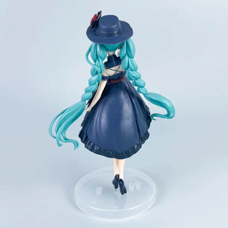 Anime Hatsune Miku X Cinnamoroll Figure panda swan series Cute Statue 18-22cm PVC Model Doll Toy boy Birthday Christmas Gift