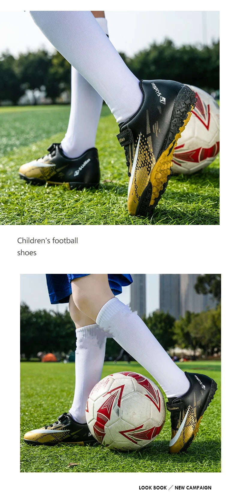 Fashionable Low Cut Children's Professional Football Soccer Shoes