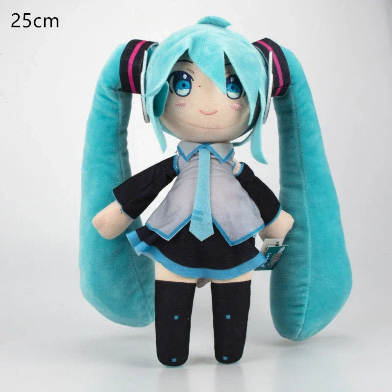 Japanese Anime Hatsune Miku 25cm Plush Doll Soft Pillow Future Doll Cute Christmas Gift For Children
